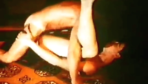 Blonde cutie's ass takes a mouthful of room