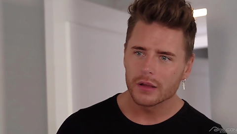 Sexy young girl with a big fat cock