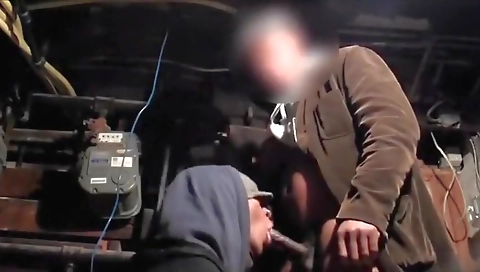 Sexy young chick gets creampie