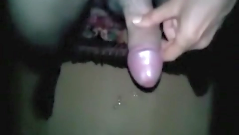 Spanish girl shows her huge cock