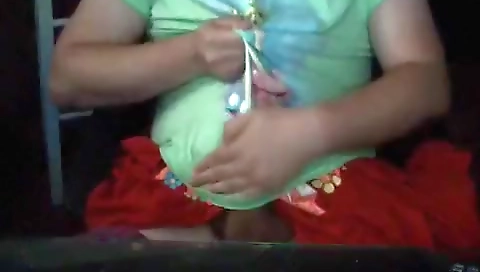 Sexy blondeia and masturbates with a dildo