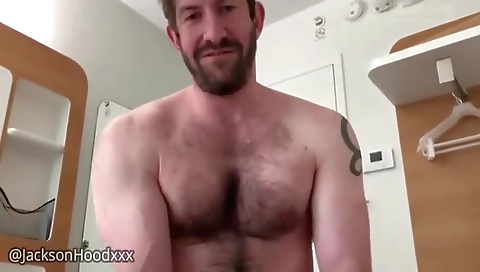 Horny couple fucking in their kitchen