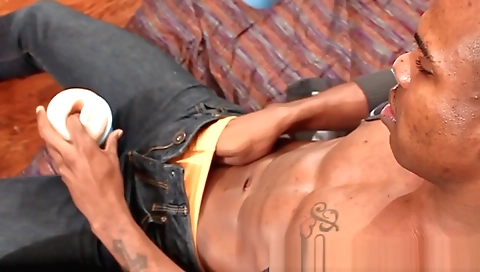 She gets fucked by a huge cock