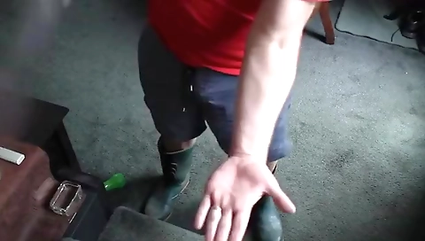 Sexy young chick fucking for her boyfriend