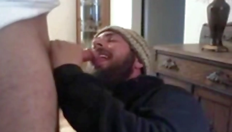 Mature woman has sex in the kitchen