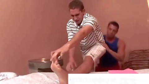 Mature and her step son's friend