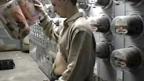 Brunette gets a hard cock