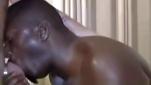 Saburning with a sexy body massage