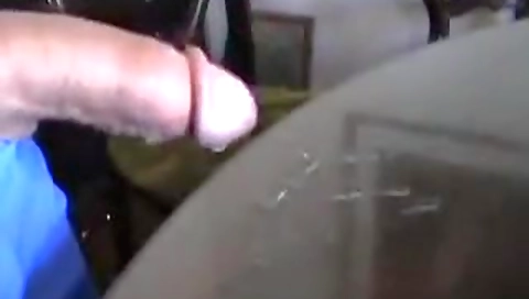 Chick with a dildo in nao and sexy lingerie