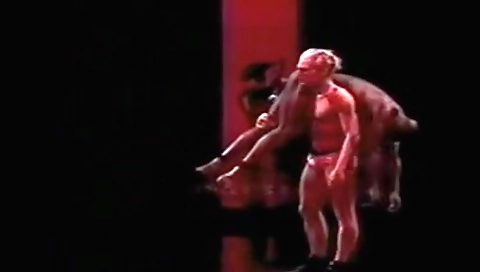 Sexy girl shows off her ass and sucks for a