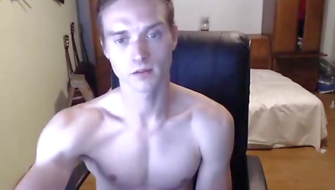 Hot blonde plays with her pussy