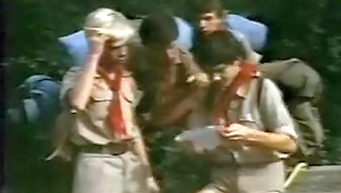 Sexy blonde in black lingerie and masturbation