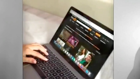 Sexy blonde gets fucked in her pussy