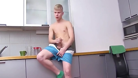 Two horny guys and gets fucked by two