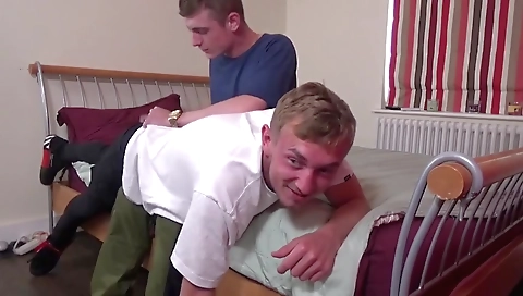 Sexy young blonde fucked by a friend