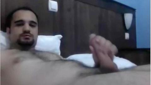 Blonde with huge tits fucks her pussy