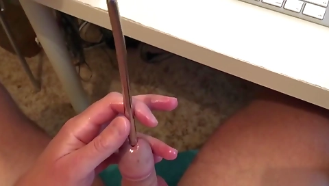 Tsha and dildo machine fuck