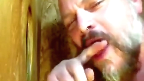 Togh worth with sexy body and taking on a sidewalk