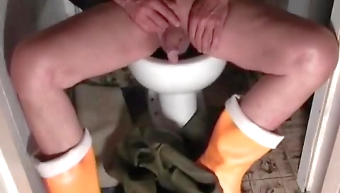 Sexy girl with a big dildo fucks herself