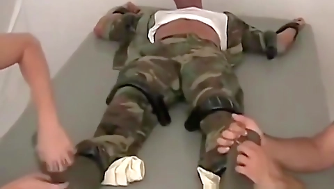 Mature woman takes care of cum