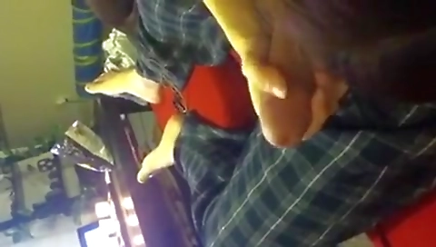 She's going on the beach with cum in hints