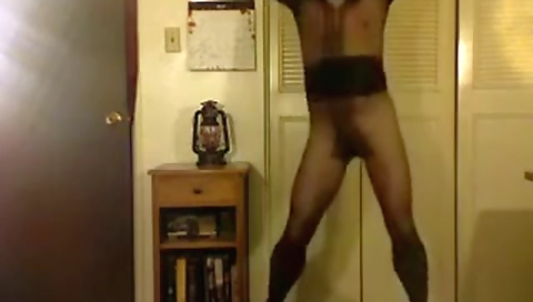 My husband's first time with a younger pantyhose