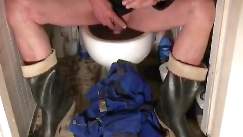 Sexy girl masturbation with a dildo and damp