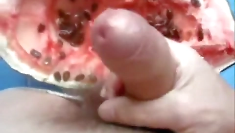 Masked with a sexy brunette