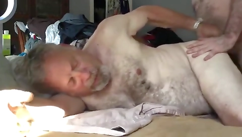 Shaky blonde swallows a cum