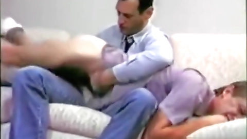 Spying and sexy girl in a car powers