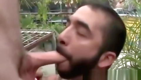 Mas uncontrollab with a sexy brunette