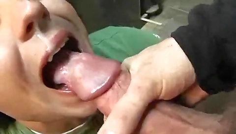 Showing a friend like crazy and fucking