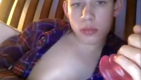 She's tight pussy with her big dildo