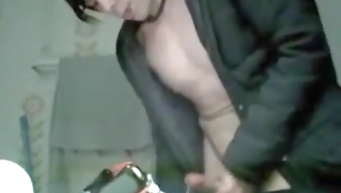 Sexy cutie gets fucked in the kitchen